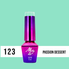 Гель лак для ногтей Molly Lac - Yoghurt Passion Dessert 5ml Но. 123 цена и информация | Лаки, укрепители для ногтей | pigu.lt