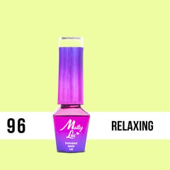 Gelinis nagų lakas Molly Lac - Rest-Relax Relaxing nr 96, 5ml kaina ir informacija | Nagų lakai, stiprintojai | pigu.lt