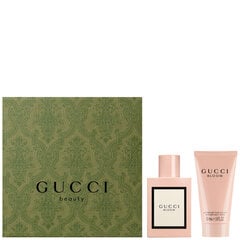 Набор Gucci Bloom для женщин: парфюмерная вода EDP 50 мл + лосьон для тела 50 мл цена и информация | Женские духи | pigu.lt