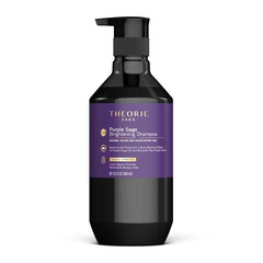 Geltonus atspalvius neutralizuojantis šampūnas Theorie Sage Purple Sage Brightening Shampoo, 400ml kaina ir informacija | Šampūnai | pigu.lt