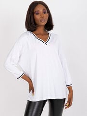 белая повседневная повседневная блузка цена и информация | Женские блузки, рубашки | pigu.lt