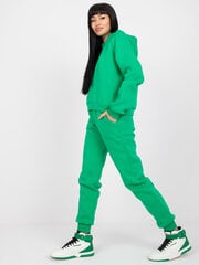 Женский зеленый повседневный комплект цена и информация | Женские костюмы | pigu.lt