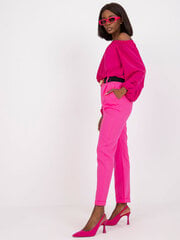 Женские брюки из флуоресцентной ткани розового цвета цена и информация | Женские брюки | pigu.lt