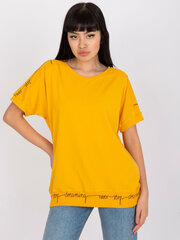 Женская ярко-оранжевая блуза в стиле кэжуал цена и информация | Женские блузки, рубашки | pigu.lt