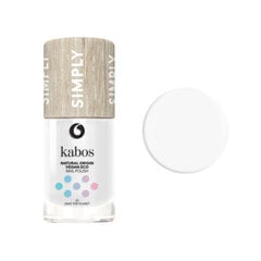 Klasikinis natūralus nagų lakas Kabos Simply 01 Save The Planet, 10 ml цена и информация | Лаки, укрепители для ногтей | pigu.lt