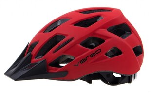 Шлем велосипедный, детский 55-58 см (M), цвет: красный матовый, Verso HM-BI409-1 (0801624) 9712 цена и информация | Шлемы | pigu.lt