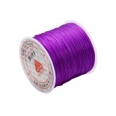 Elastingieij siūlai Nr. 70 karoliukų vėrimui RainBow® VERA V70 60 m, spalva violetinė kaina ir informacija | Papuošalų gamybai, vėrimui | pigu.lt