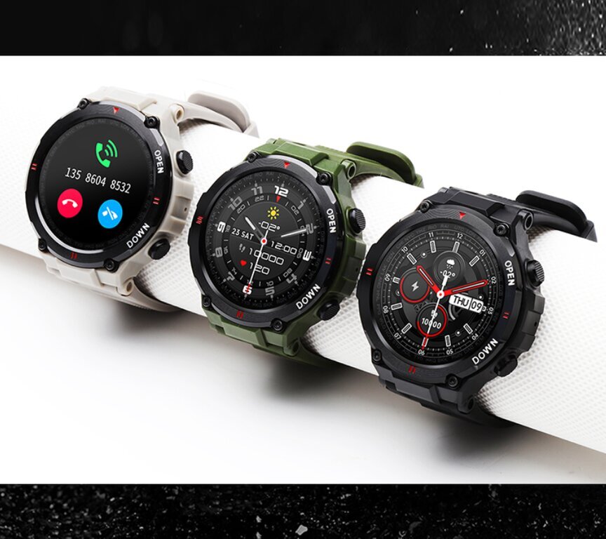 Rubicon RNCE73 Black kaina ir informacija | Išmanieji laikrodžiai (smartwatch) | pigu.lt