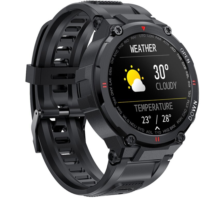 Rubicon RNCE73 Black kaina ir informacija | Išmanieji laikrodžiai (smartwatch) | pigu.lt