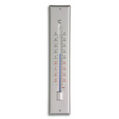 Термометр алюминиевый внутренний/наружный ТФА 12.2041.54 цена и информация | Метеорологические станции, термометры | pigu.lt