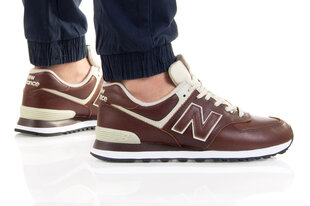 Sportiniai batai vyrams New Balance 574 ML574LPB, rudi kaina ir informacija | Kedai vyrams | pigu.lt