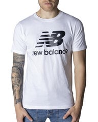 New Balance Marškinėliai Vyrams, Balti kaina ir informacija | Vyriški apatiniai marškinėliai | pigu.lt