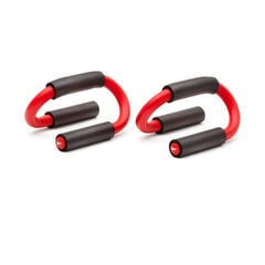 Ручки для отжиманий Reebok Pump, красные цена и информация | Аксессуары для тренажеров | pigu.lt