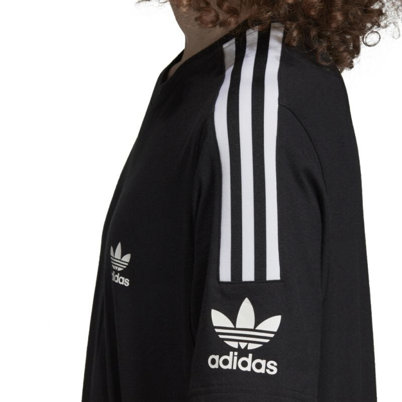 Marškinėliai moterims Adidas Originals Tech Tee ED6116, juodi kaina ir informacija | Marškinėliai moterims | pigu.lt