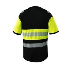 Marškinėliai Pesso HVM_J, juoda-geltona kaina ir informacija | Darbo rūbai | pigu.lt