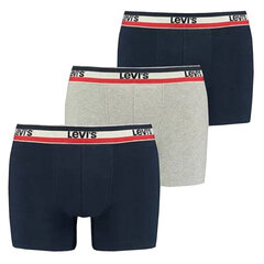 Trumpikės vyrams Levi's Boxer 3 Pairs Briefs M 371490542, 3 vnt. kaina ir informacija | Trumpikės | pigu.lt