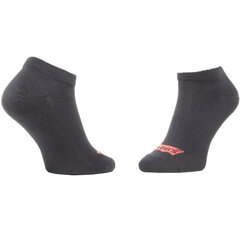Levi's unisex kojinės, juodos spalvos цена и информация | Мужские носки | pigu.lt