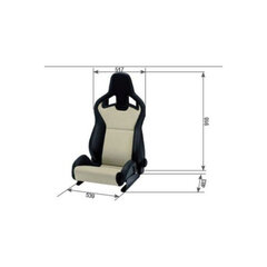 Sėdynė Recaro RC414002575, juoda kaina ir informacija | Auto reikmenys | pigu.lt
