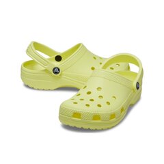 Šlepetės moterims Crocs™ Classic 180024, geltonos kaina ir informacija | Šlepetės moterims | pigu.lt