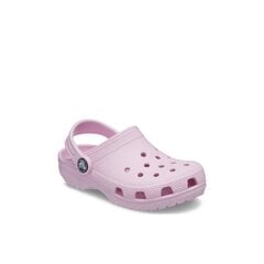 Crocs™ šlepetės vaikams Classic Clog Kid's 166120, rožinės kaina ir informacija | Šlepetės, kambario avalynė vaikams | pigu.lt