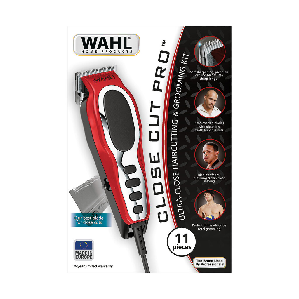 Wahl CloseCut Pro 20105-0465 kaina ir informacija | Plaukų kirpimo mašinėlės | pigu.lt