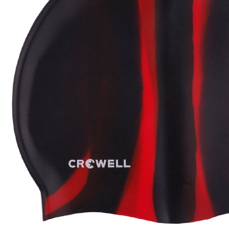 Maudymosi Kepuraitės Silikonas Crowell Multi Flame Juodai Raudonas Col.02 kaina ir informacija | Plaukimo kepuraitės | pigu.lt
