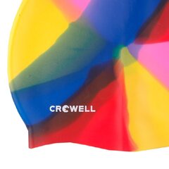 Плавательная шапочка Crowell Multi Flame, силикон, цветная Col.03 цена и информация | Шапочки для плавания | pigu.lt