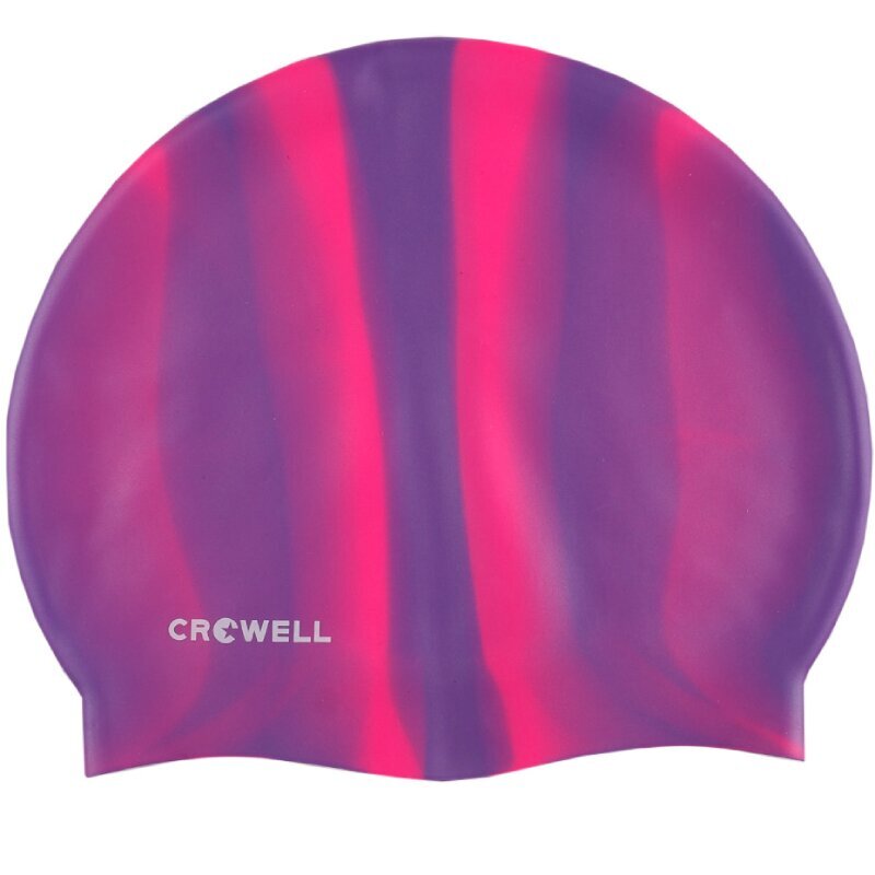 Maudymosi Kepurės Silikonas Crowell Multi Flame Violetinės-Rožinės Spalvos Col.05 kaina ir informacija | Plaukimo kepuraitės | pigu.lt