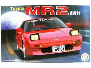 Сборная пластиковая модель Fujimi - Toyota MR2 AW11, 1/24, 04628 цена и информация | Конструкторы и кубики | pigu.lt
