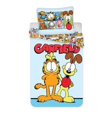 Patalynės komplektas Garfield, 100×140, 2 dalių kaina ir informacija | Patalynė kūdikiams, vaikams | pigu.lt