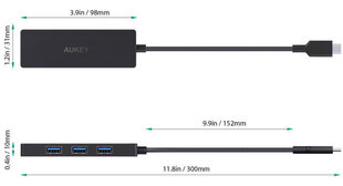 AUKEY CB-C64 kaina ir informacija | Adapteriai, USB šakotuvai | pigu.lt