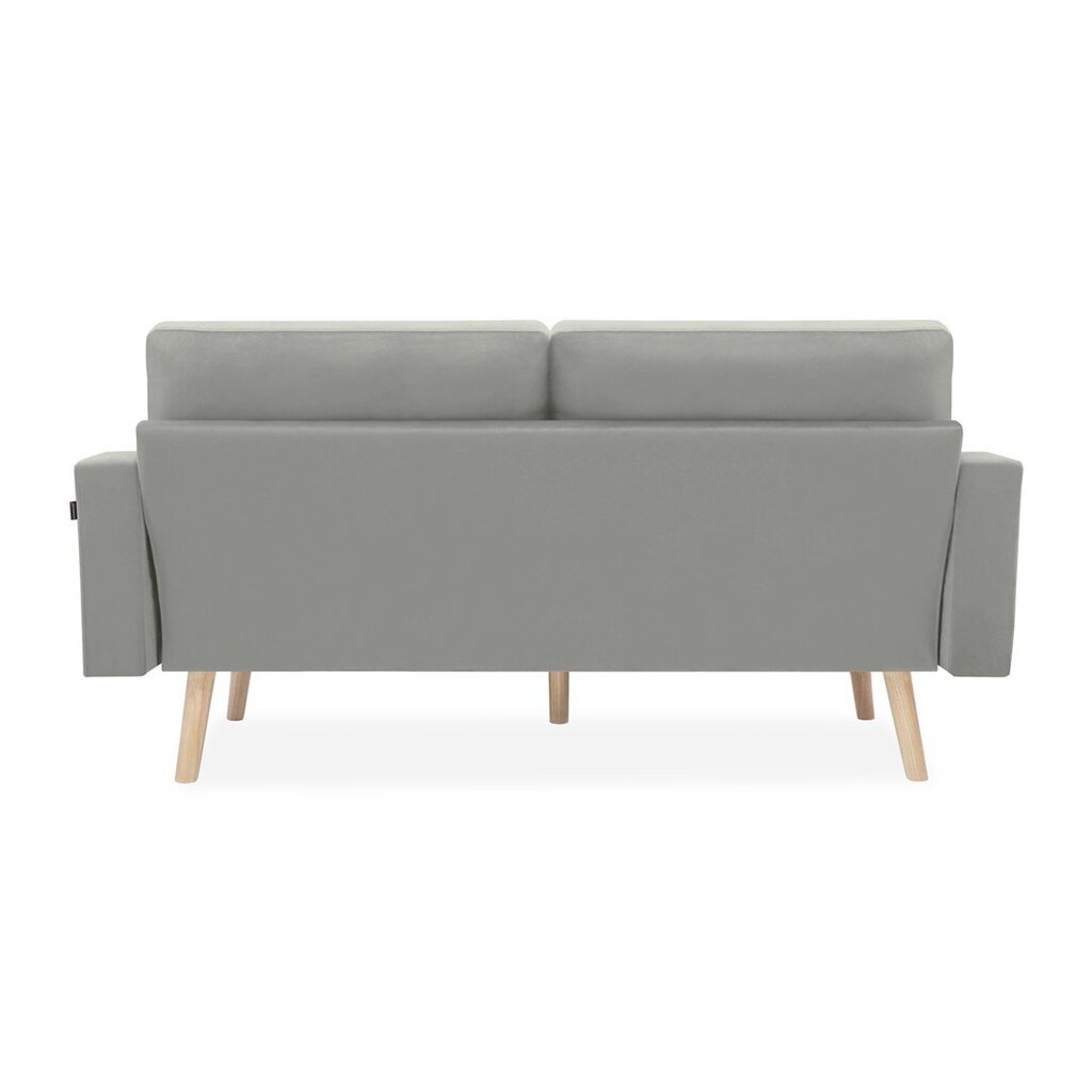 Sofa Homede Mandi 3P, pilka kaina ir informacija | Sofos | pigu.lt