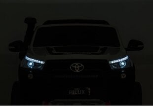 Vaikiškas elektromobilis Toyota Hilux, baltas kaina ir informacija | Elektromobiliai vaikams | pigu.lt