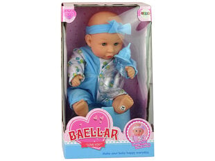 Lėlė Blue Baby Doll Potty Drink Pee, 24 cm kaina ir informacija | Žaislai mergaitėms | pigu.lt