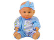 Lėlė Blue Baby Doll Potty Drink Pee, 24 cm kaina ir informacija | Žaislai mergaitėms | pigu.lt