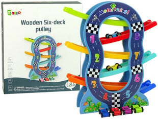 Žaidimas berniukams Lean Toys 6 aukštų automobilių aikštelė kaina ir informacija | Žaislai berniukams | pigu.lt