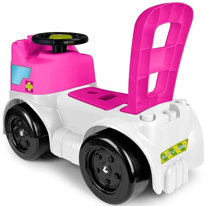 Paspiriama ugniagesių mašina Feber, rožinė цена и информация | Žaislai kūdikiams | pigu.lt