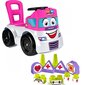 Paspiriama ugniagesių mašina Feber, rožinė kaina ir informacija | Žaislai kūdikiams | pigu.lt