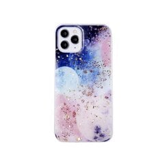 Gold Glam case, skirtas Samsung Galaxy A21s, rožinis/mėlynas kaina ir informacija | Telefono dėklai | pigu.lt