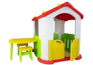 Sodo namelis su stalu ir kėdėmis kaina ir informacija | Vaikų žaidimų nameliai | pigu.lt