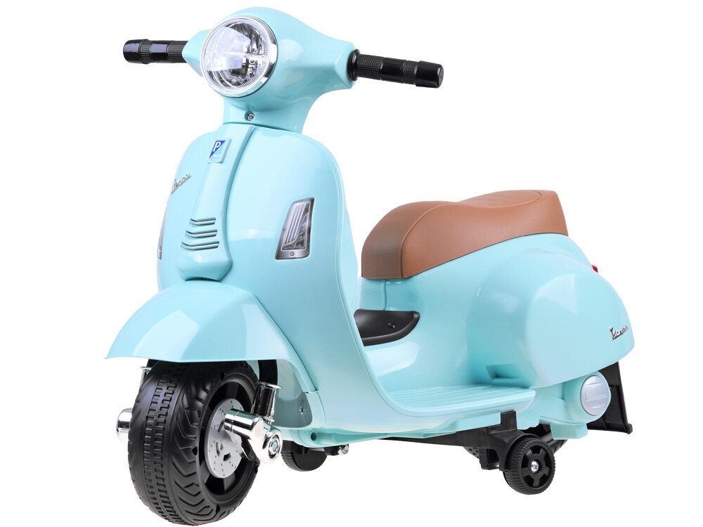 Vaikiškas elektrinis motociklas - Vespa, baltas kaina ir informacija | Elektromobiliai vaikams | pigu.lt