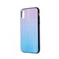 Aurora Glass case, skirtas Samsung Galaxy A22 4G, mėlynas/rožinis kaina ir informacija | Telefono dėklai | pigu.lt