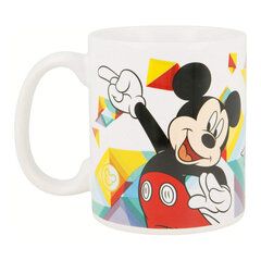 Puodelis Mickey Mouse Happy Smiles 325 ml (11,7 x 10 x 8,7 cm) kaina ir informacija | Taurės, puodeliai, ąsočiai | pigu.lt