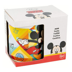 Puodelis Mickey Mouse Happy Smiles 325 ml (11,7 x 10 x 8,7 cm) kaina ir informacija | Taurės, puodeliai, ąsočiai | pigu.lt