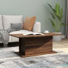 Kavos staliukas, 102x55,5x40 cm, rudas kaina ir informacija | Kavos staliukai | pigu.lt