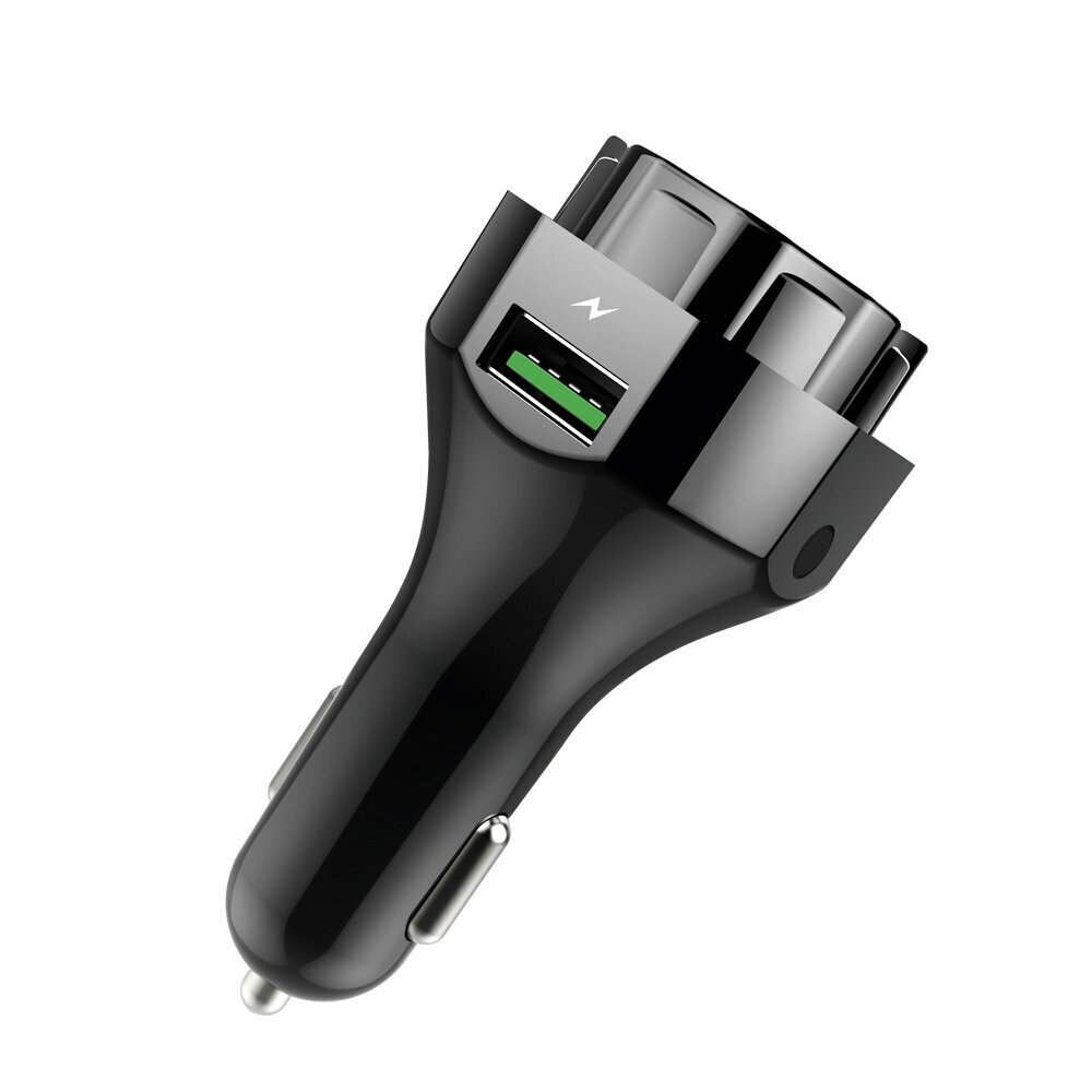 FM moduliatorius AP06S Fast Charge QC3.0, BT 5.0, USB, TF, AUX цена и информация | FM moduliatoriai | pigu.lt