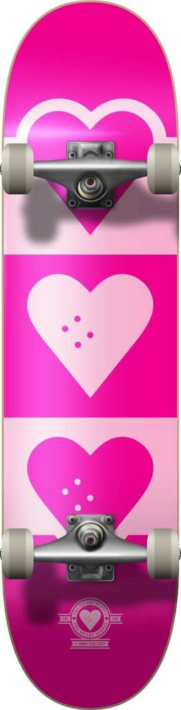 Heart Supply Quadron Logo Complete riedlentė 7.75", rožinė kaina ir informacija | Riedlentės | pigu.lt