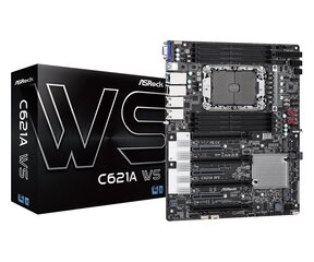 ASRock C621A WS, ATX, LGA4189 (Socket P+), DDR4 цена и информация | Материнские платы	 | pigu.lt