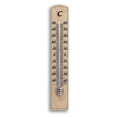 Analoginis patalpų termometras pagamintas iš buko TFA 12.1004 kaina ir informacija | Meteorologinės stotelės, termometrai | pigu.lt