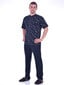 Vyriška pižama su sagomis PH, tamsiai mėlyna kaina ir informacija | Vyriški chalatai, pižamos | pigu.lt